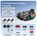 Kask motocyklowy Słuchawki Bluetooth Rejestrator jazdy Kamera 2K Słuchanie muzyki Nawigacja Jeździec Bardzo długa żywotność baterii